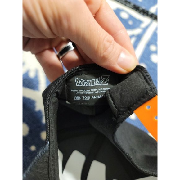 Dragon Ball Z Son Goku Adjustable Snapback Hat Bioworld W/ Patch Black  Cap New - Picture 7 of 7